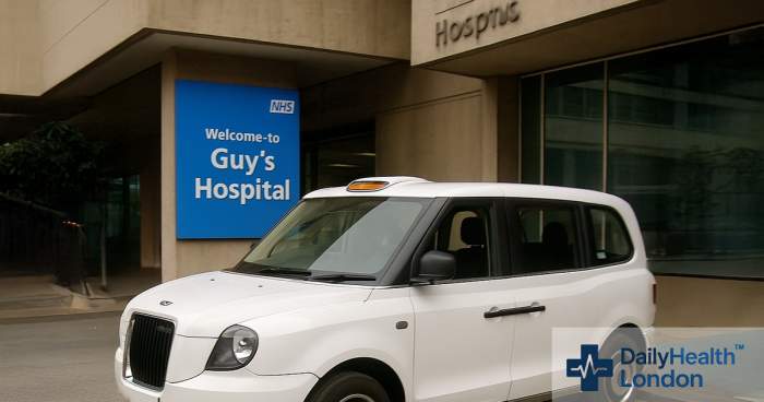 Greener taxi ambulances carry patients to Guy’s and St Thomas’