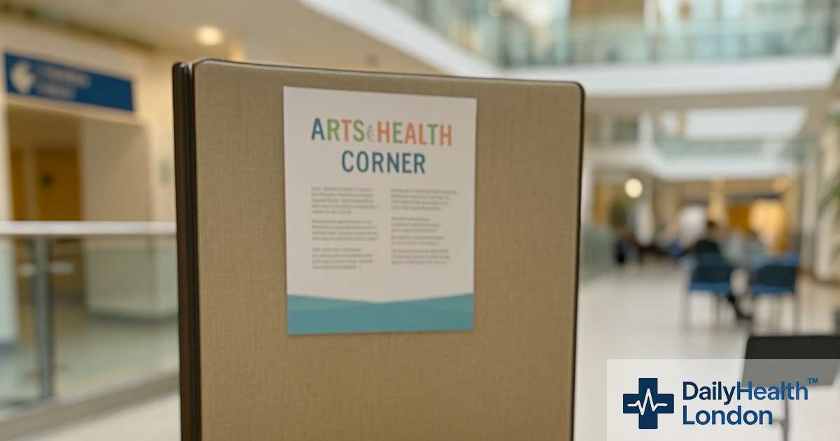 Atrium arts corner welcomes staff for calm lunchtime resets