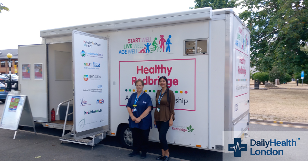 Mobile health bus brings free checks to Redbridge estates